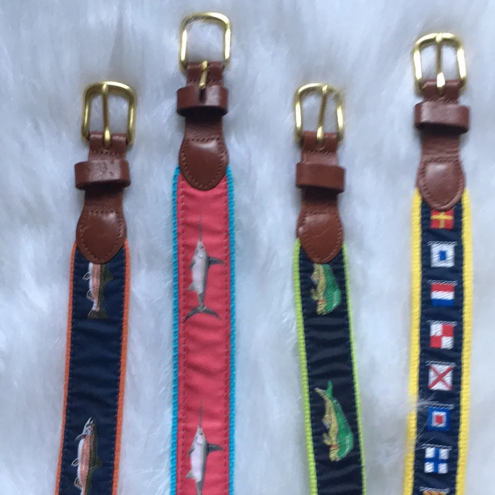 Leather Man Ltd leather belts size 26 handmade in Essex, Connecticut USA US made